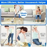 BN-LINK Electric Spin Scrubber, Cordless Cleaning Brush Scrubber with 7 Replaceable Brush Heads, Adjustable Length and Angle, 3 Speeds, Waterproof Bathroom Scrubber for Bathtub Kitchen Wall Cleaning