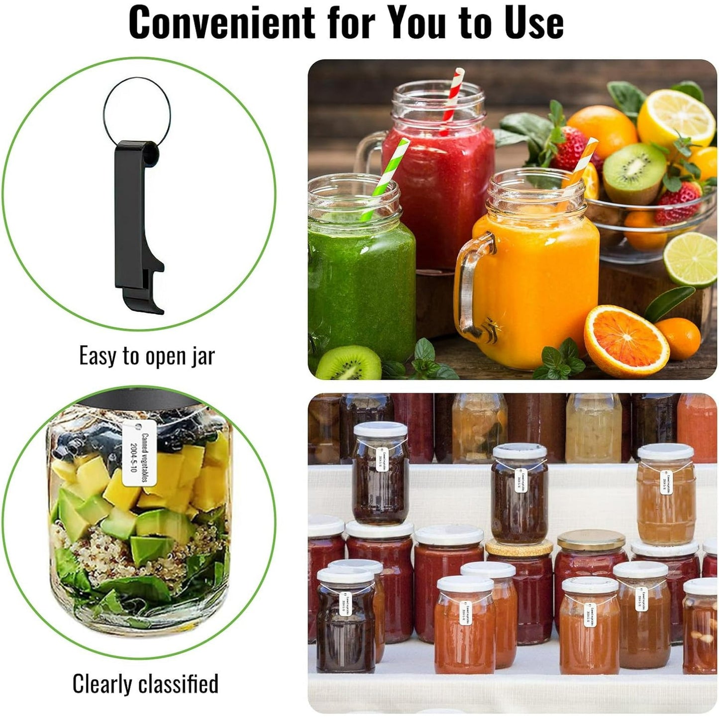 BN-LINK Electric Mason Jar Vacuum Sealer with 10 Pack Lids, Automatic Wide Mouth and Regular Mouth Mason Jar Sealer Kit, Jar Vacuum Sealer for Food Storage and Fermentation, Black