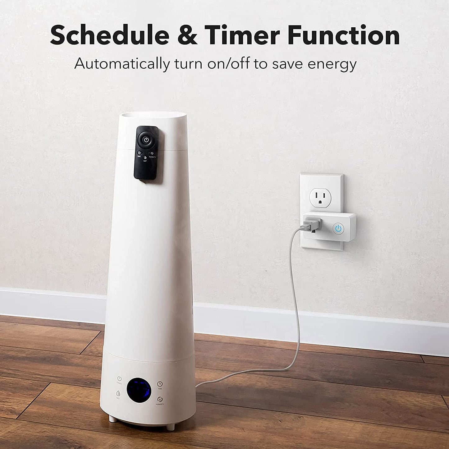 BN-Link Smart Plug Outlet, Wifi Timer Compatible with Alexa and Google Assistant, 2.4 Ghz Network Only,White (2 Pack)
