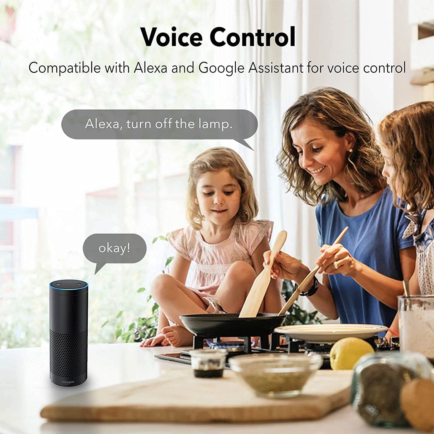 BN-Link Smart Wifi Plug Outlet, Remote Control by App, Compatible with Alexa and Google Assistant, Weatherproof, Requires 2.4 GHz Wifi, ETL Listed