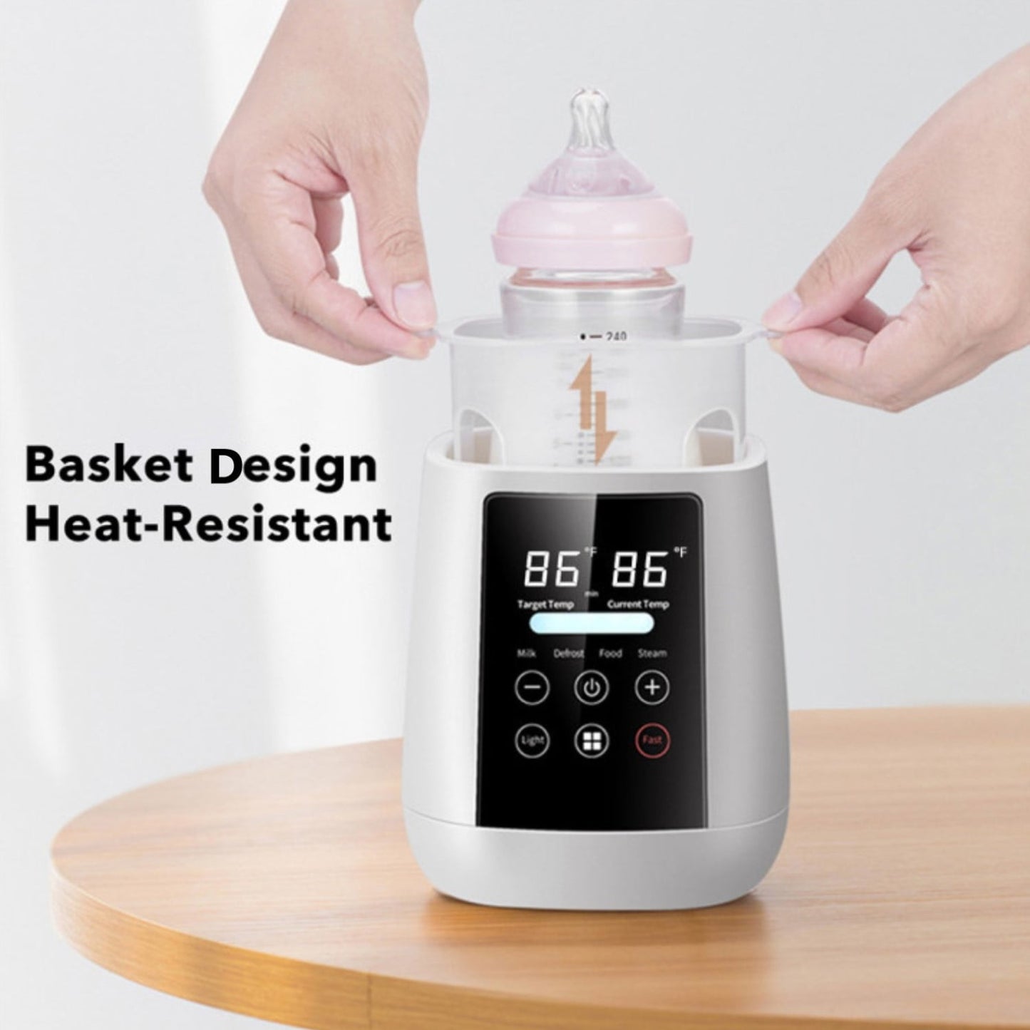 Behome Bottle Warmer, 8-in-1 Fast Milk Warmer for Breastmilk and Formula, Accurate Temperature Control