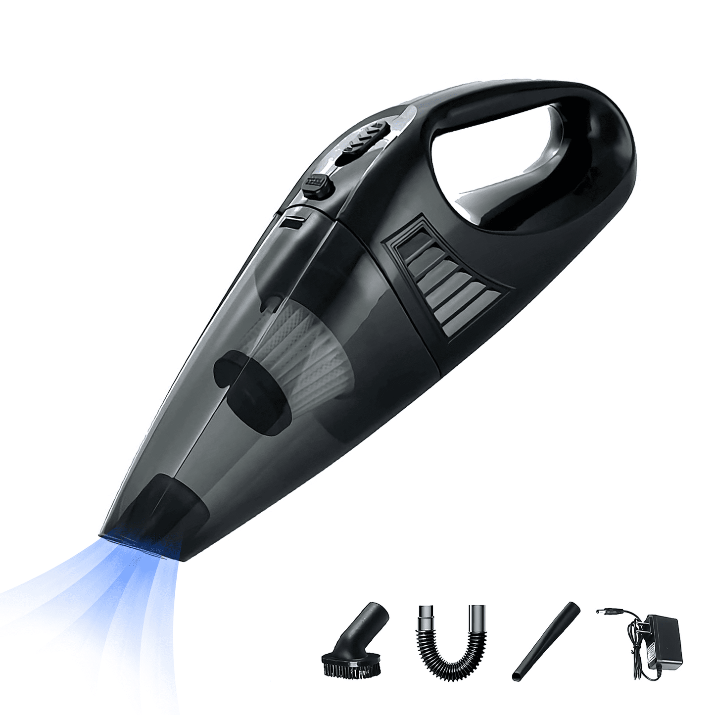 Handheld Car Vacuum Cleaner, 12V DC Rechargeable Portable Vacuum Cordless, for Car Home Office Interior Detailing