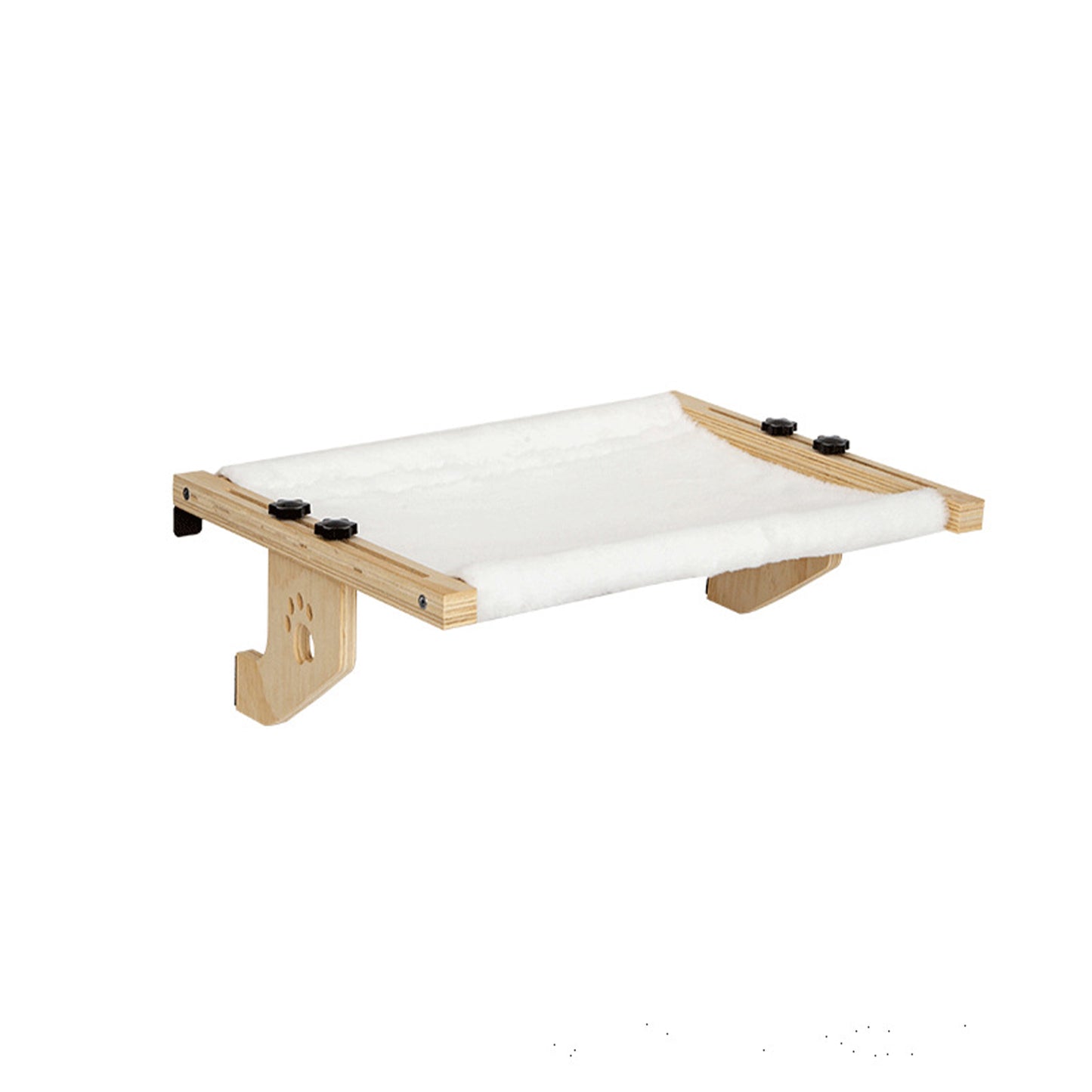 Behome Cat Window Perch, Window Hammock for Cats, Sturdy Hammock Window Seat with Cushion Bed Cover, Indoor Cat Bed