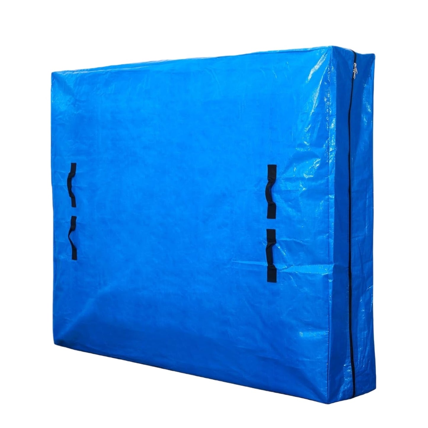 BN-LINK King Size Mattress Bag, Heavy Duty And Waterproof Zipped Mattress Cover with 8 handles, Reusable Mattress Bags for Carrying Household Essentials, 82” L x 79” W x 15” D