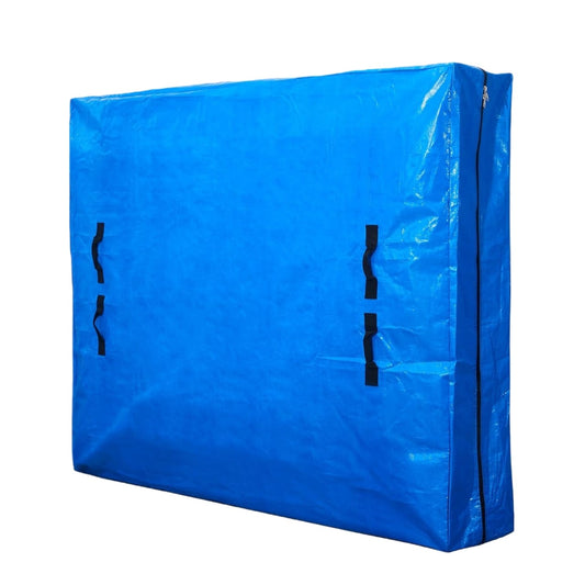 BN-LINK King Size Mattress Bag, Heavy Duty And Waterproof Zipped Mattress Cover with 8 handles, Reusable Mattress Bags for Carrying Household Essentials, 82” L x 79” W x 15” D