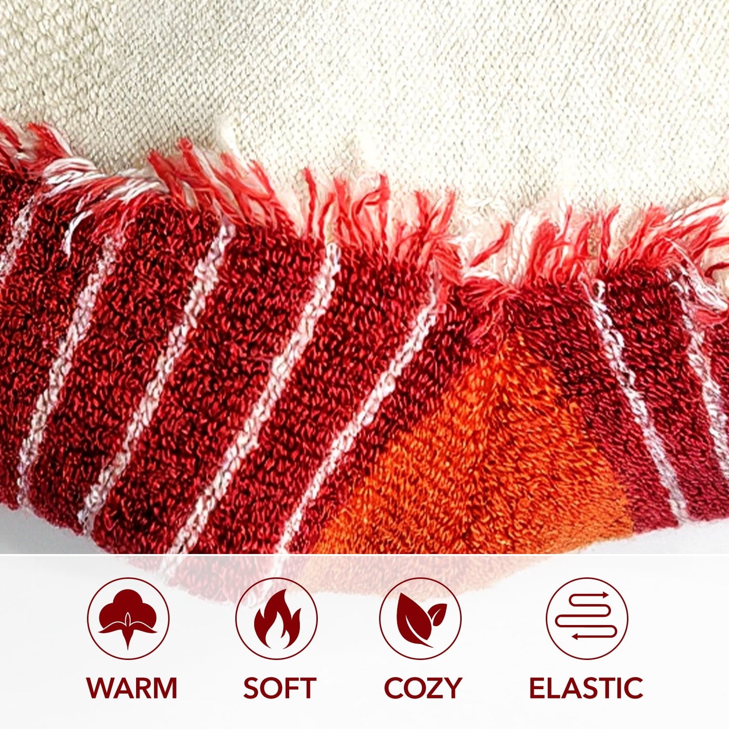 Behome 5 Pairs Woman Winter Socks, Thick Warm Walking Hiking Socks for Ladies, Thermal Thick Wool Socks for Woman