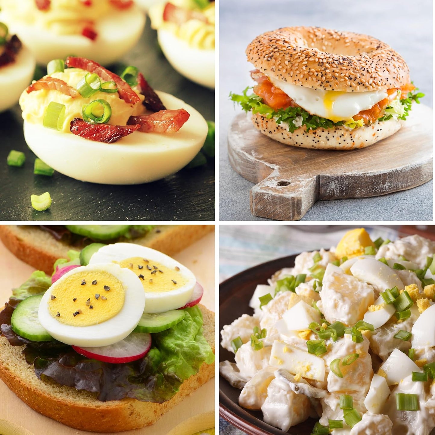 Behome Rapid Electric Egg Cooker 14 Egg Capacity,Double-Layer Lazy Egg Boiler,Multifunction Heated Maker Egg Poacher & Vegetable Steamer