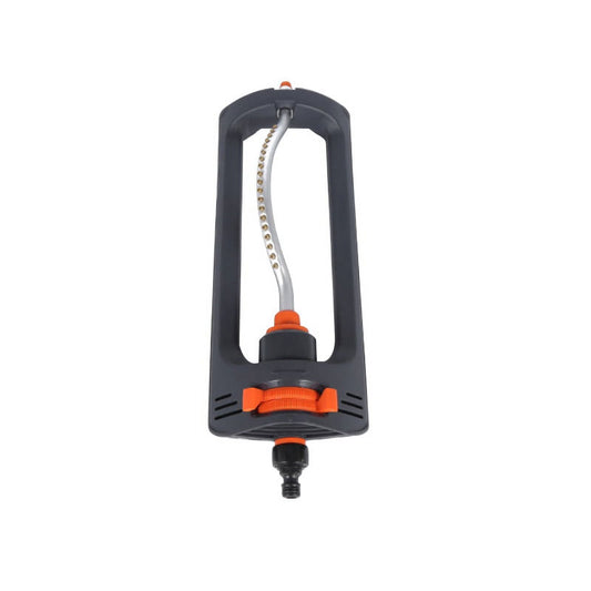 BN-LINK Oscillating Sprinkler with 4-Way Adjustable Spray, 19 Hole Nozzles, Water Sprinkler for Yard Lawn Covers up to 4,000 sq.ft, Includes Spray Jet Cleaning Needle, Gray
