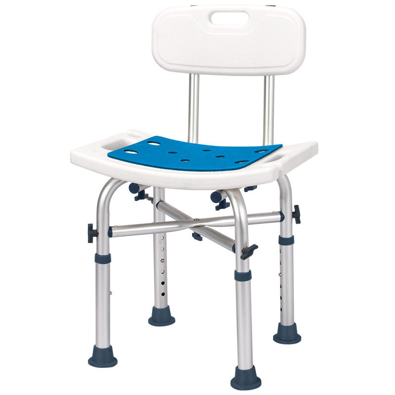 BN-LINK Shower Chair, 6 Height Adjustable Bath Chair, Anti-Slip Shower Bench Bathtub Stool for Elderly, Senior, Handicap & Disabled
