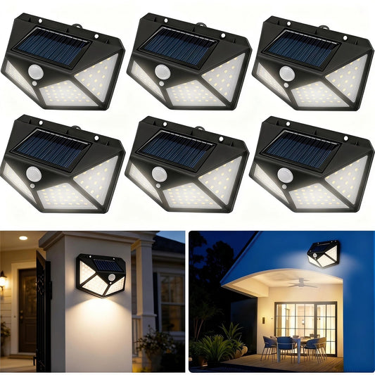 Magnetic Light Solar Lightolar Lights 150 LED, Solar Flood Light,IP65 Waterproof,LED Solar Fence Lighting for Garden Yard Patio Deck