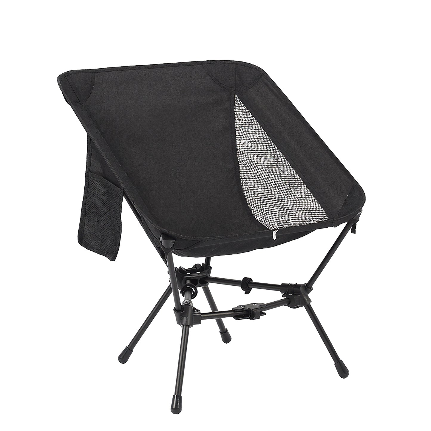 BN-LINK Folding Camping Chair, Portable Backpacking Chair with Carry Bag, Lightweight Hiking Chair for Outdoor Camp, Travel, Beach, Picnic, Black