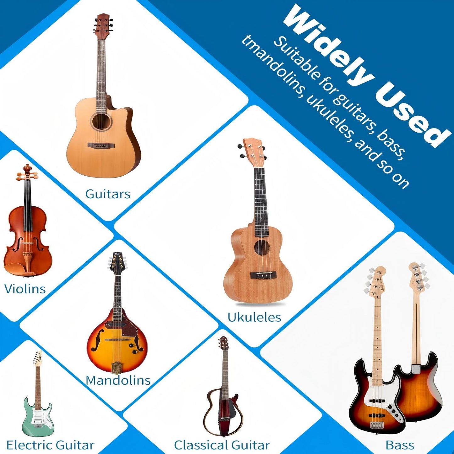 Behome Foldable Guitar Stand, Portable and Adjustable A-Frame Bass Guitar Display Stand, with Non-slip Rubber And Foam Arm, Suitable for Electric & Acoustic Guitars, Bass & Banjo, Black