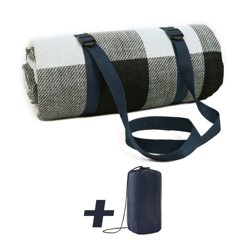 BN-LINK Extra Large Picnic Blanket with Carry Strap, 78'' x 78'' Waterproof Sandproof Foldable Compact Beach Blanket, Outdoor Mat for Camping, Park, Beach, Grass