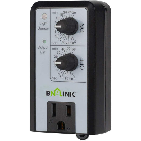 BN-LINK Short Period Repeat Cycle Intermittent Timer, Interval Timer - Day, Night, or 24 Hour Operation