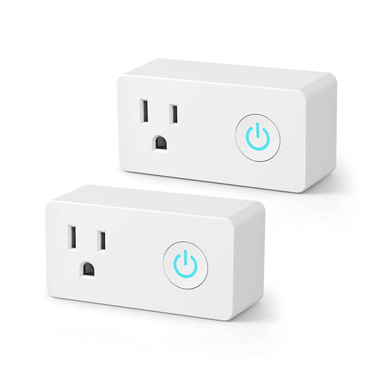 BN-Link Smart Plug Outlet, Wifi Timer Compatible with Alexa and Google Assistant, 2.4 Ghz Network Only,White (2 Pack)