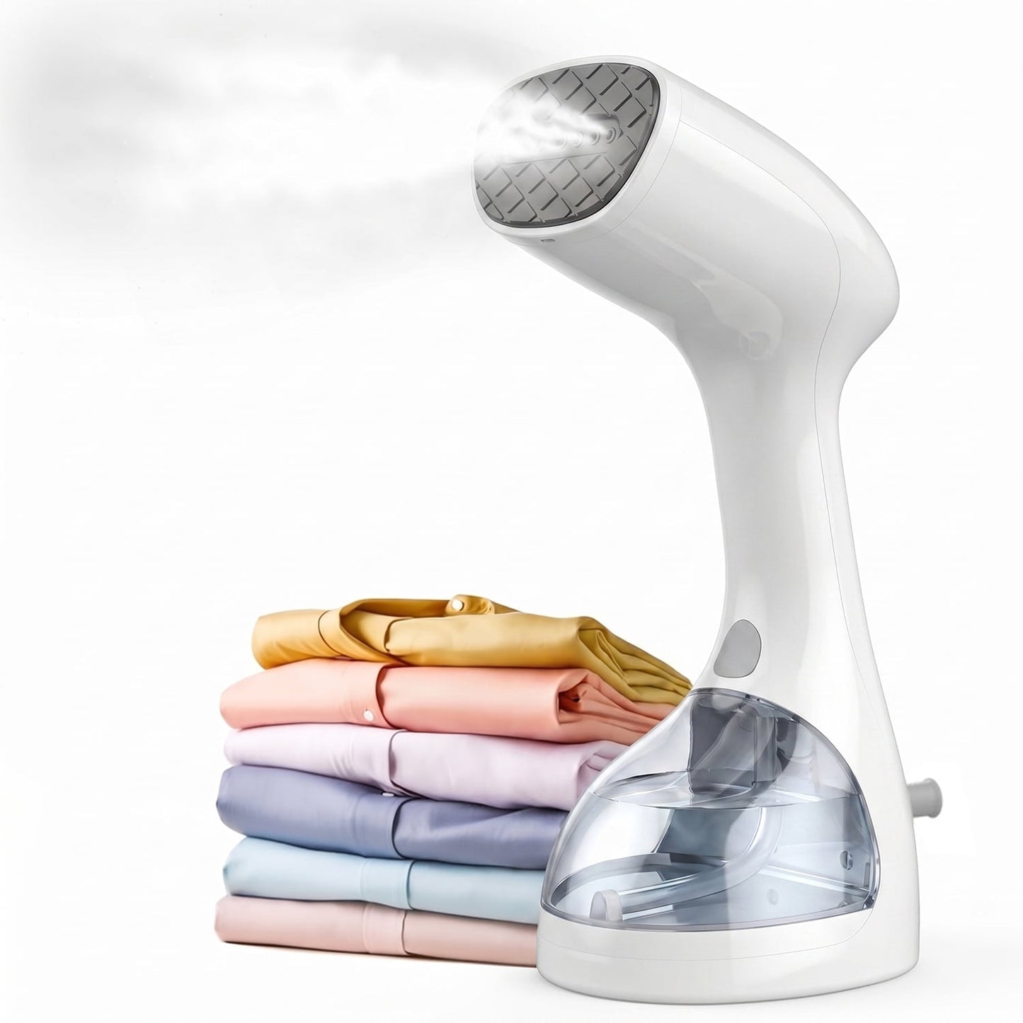 Behome 3 Level Handheld Steamer for Clothes, 265ml Large Capacity & Fast 30s Heat-up, Clothes Steamer with Brush, Travel Steamer for Home, Office