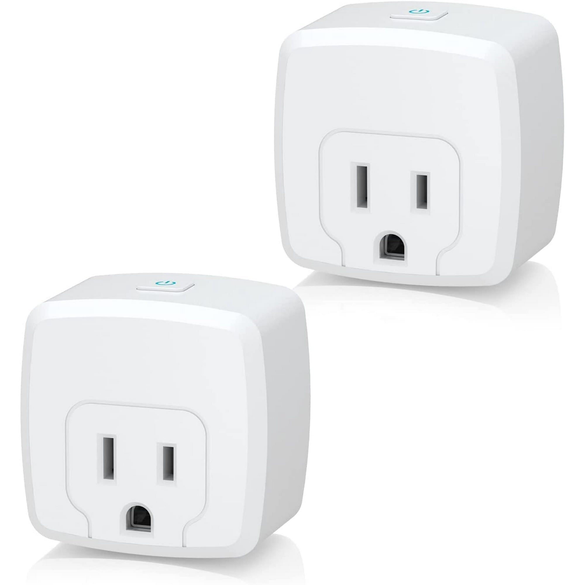 HBN Smart Plug Mini 15A, WiFi Smart Outlet Works with Alexa, Google Home Assistant, Remote Control with Timer Function, No Hub Required, ETL Certified, 2.4G WiFi Only, 2-Pack