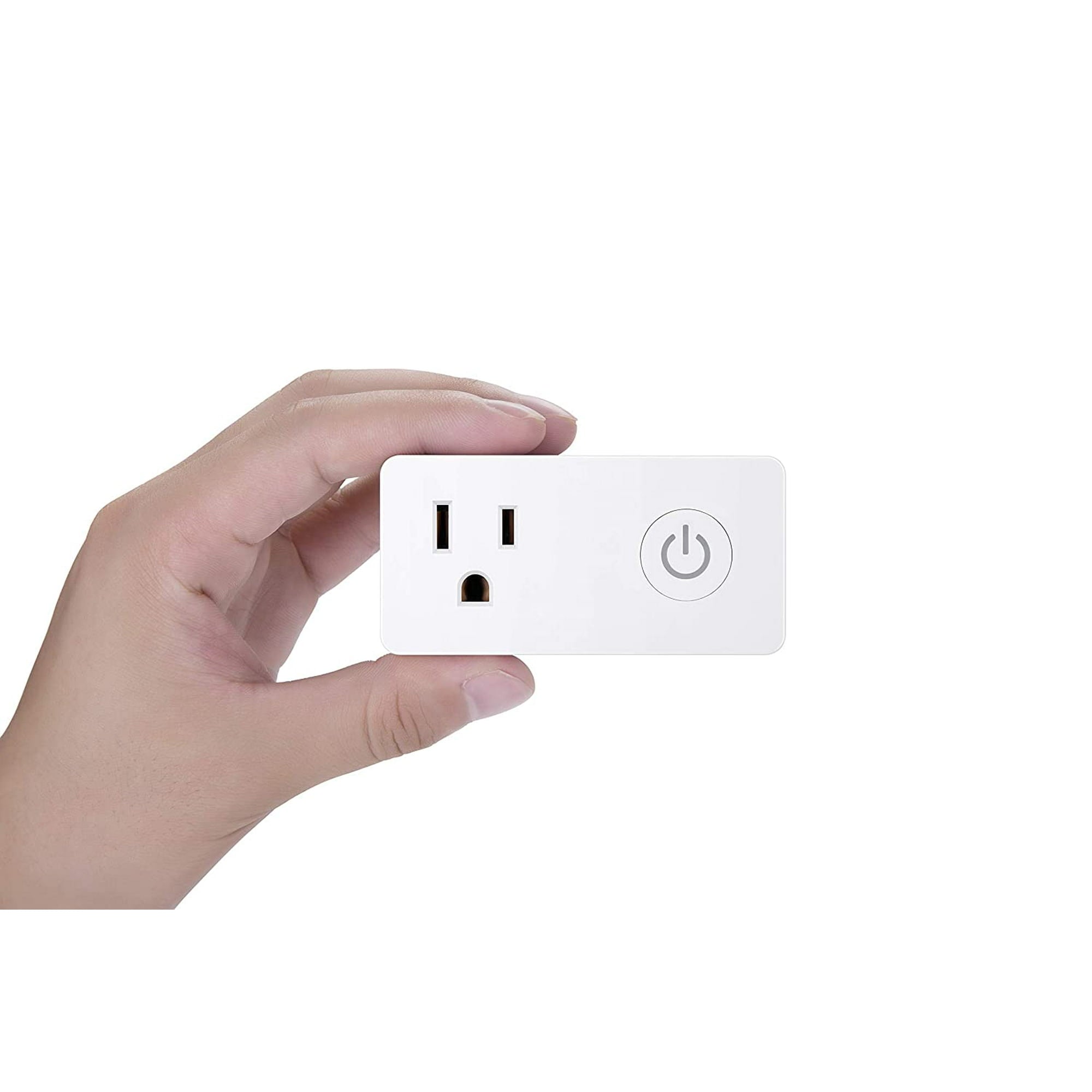 BN-LINK WiFi Heavy Duty Smart Plug Outlet, No Hub Required with Timer Function, White, Compatible with Alexa and Google Assistant, 2.4 Ghz Network Only (4 Pack)