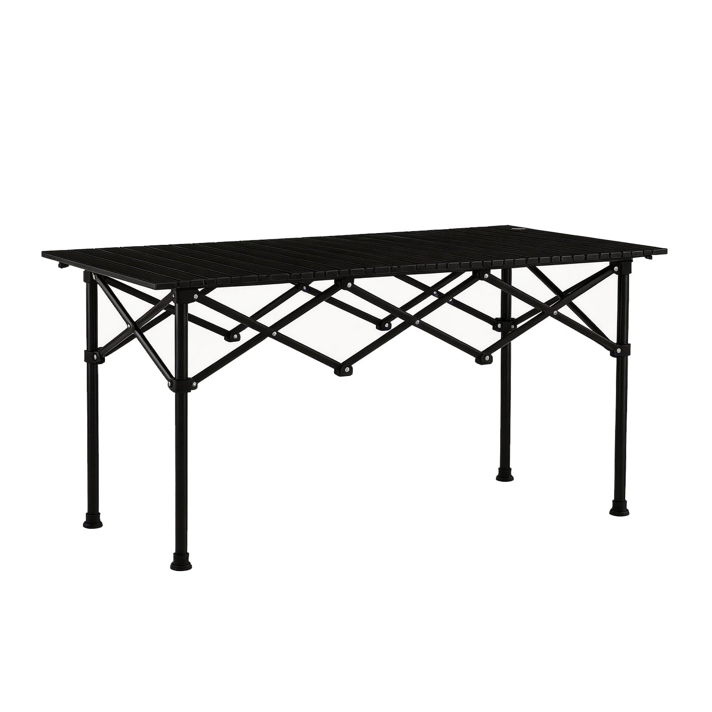 BN-LINK Folding Table Camping Table for Outdoor Barbecue Picnic Table Outdoor Table Garden Table,Lightweight with Carry Bag,47.2" L x 20.5" W x 22" H, Black