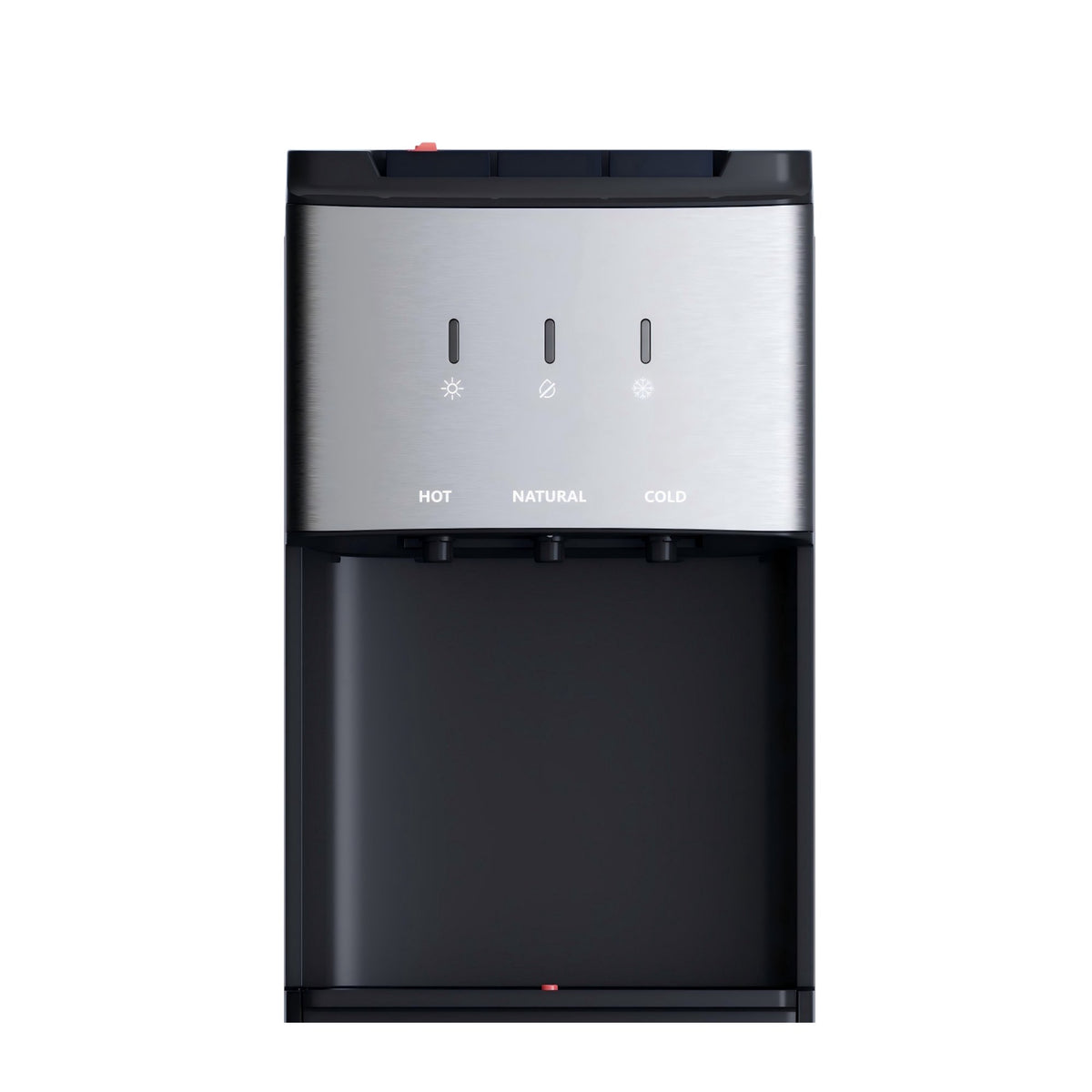 Behome Bottom Loading Water Cooler for 5 Gallon Bottles, Stainless Steel, 3‑Temp Hot/Cold/Room