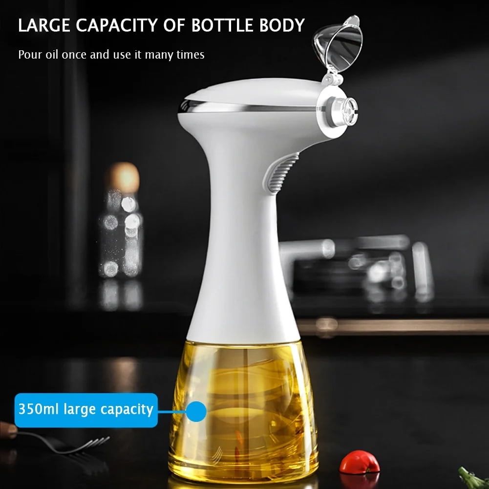 BN-LINK Oil Sprayer for Cooking, Electric Olive Oil Sprayer, 350ml Chargeable Oil Sprayer, Fine Mist Portable Oil Dispenser Bottle for Kitchen, Air Frye, Baking, Salad, BBQ