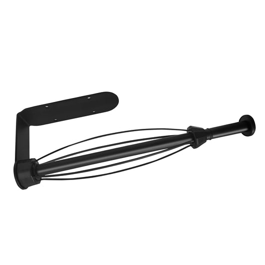 Behome Paper Towel Holder Under Cabinet, One-Handed Tear, Wall Mount Stainless Steel Paper Roll Holder with Damping Effect, Self-Adhesive or Drilled for Kitchen, Bathroom